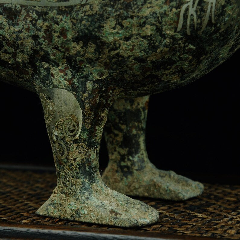 Ancient Asian bronzes, bronze flower animals, bronze ducks