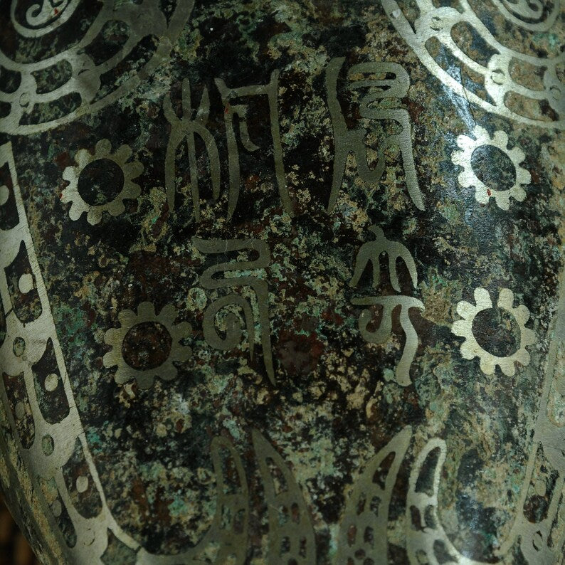 Ancient Asian bronzes, bronze flower animals, bronze ducks