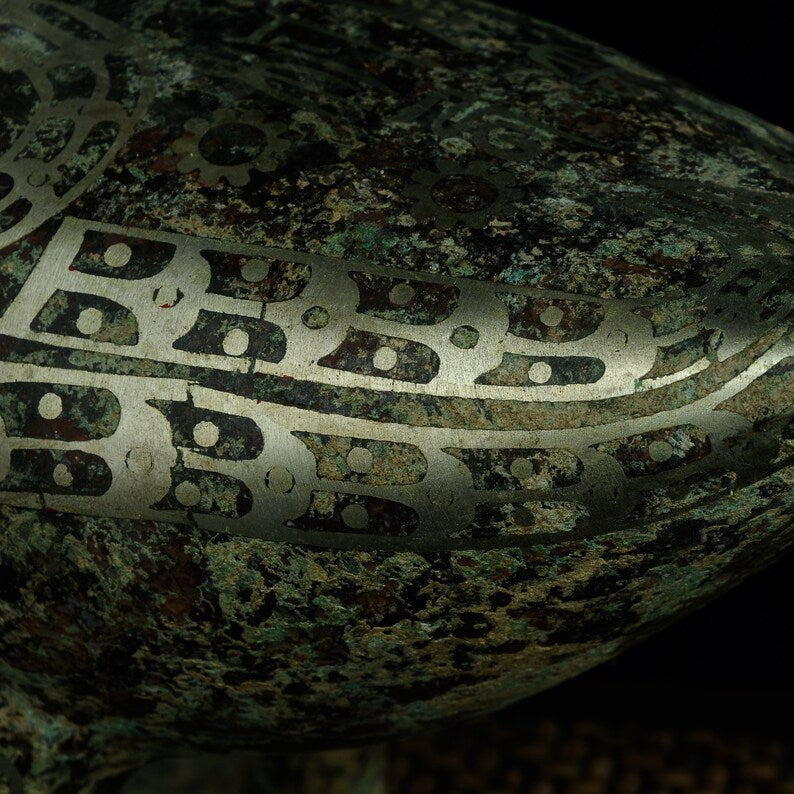 Ancient Asian bronzes, bronze flower animals, bronze ducks