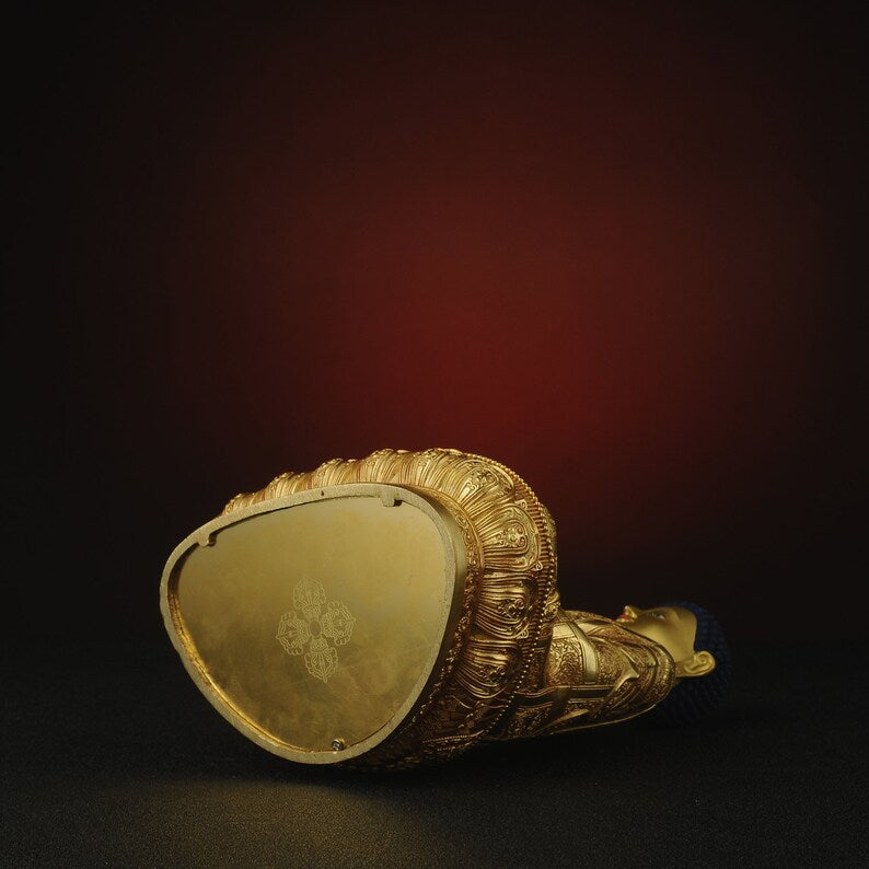 Bronze Buddha Statue: Tibetan Immovable Buddha, Home Decor