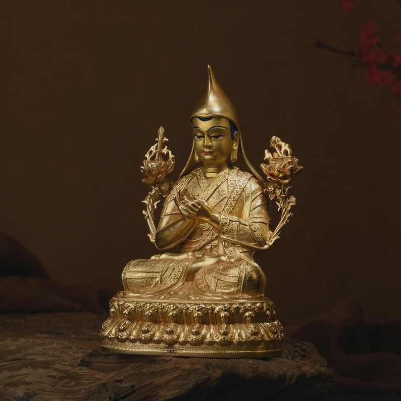 Bronze Buddha Statue (Auspicious Heavenly Mother),Home decoration, Buddha sculpture, anniversary, gift, Christmas