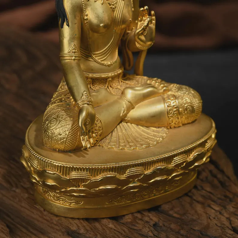 White Tara,Tibet/Nepal Bronze Buddha Statue, Baitara Buddha Statue,Home decoration, Buddha sculpture, anniversary, gift, Christmas
