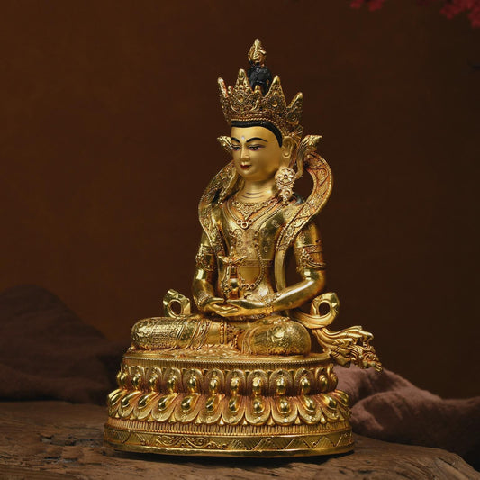Amitayus Buddha Statue: Bronze Longevity Buddha, Blessing Ceremony