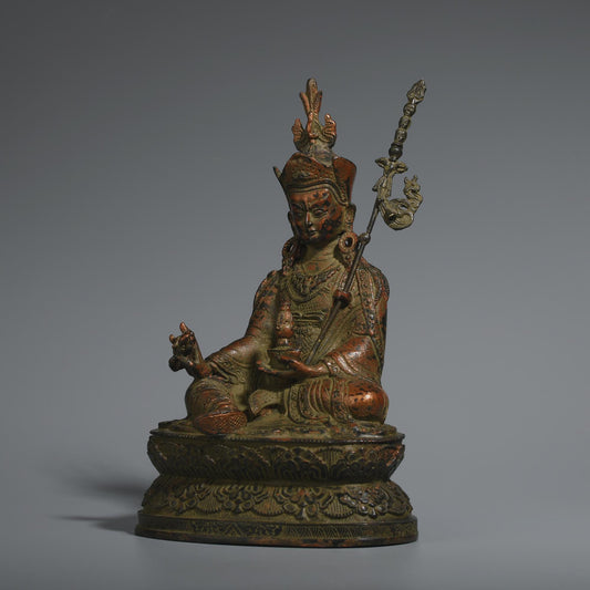 Brass Buddha Statue: Tibetan King Kong Bodhisattva, Home Prayer Decor