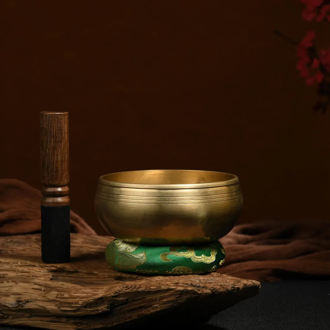 Nepal copper singing bowl, sound therapy, yoga, meditation, Buddhist singing bowl, stress relief, music performance, relaxation，Singing Bowl