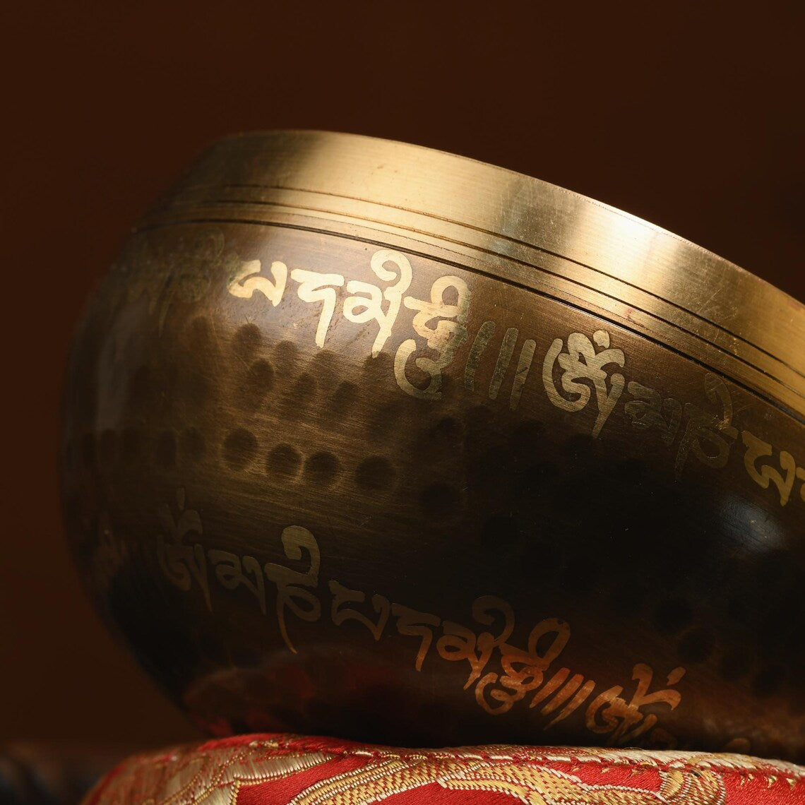 Nepal copper singing bowl, sound therapy, yoga, meditation, Buddhist singing bowl, stress relief, music performance, relaxation，Singing Bowl