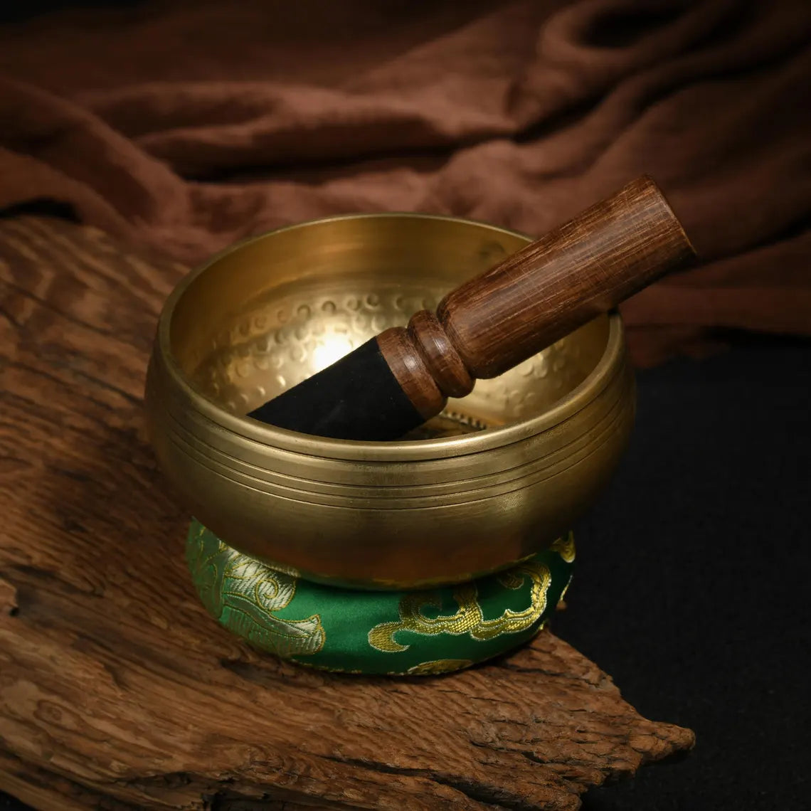 Nepal copper singing bowl, sound therapy, yoga, meditation, Buddhist singing bowl, stress relief, music performance, relaxation，Singing Bowl