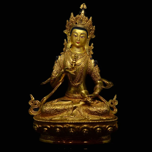 Tibet / Nepal - Retro - Bronze Buddha (King Kong Yong Bodhisattva)，Home decoration, Buddha sculpture, anniversary, gift, Christmas