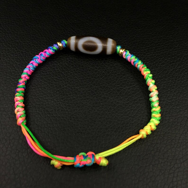 Tibet / Himalayas - Vintage Agate (Sun and Moon) Dzi Beads - Amulets, Rosary, Unique Gifts