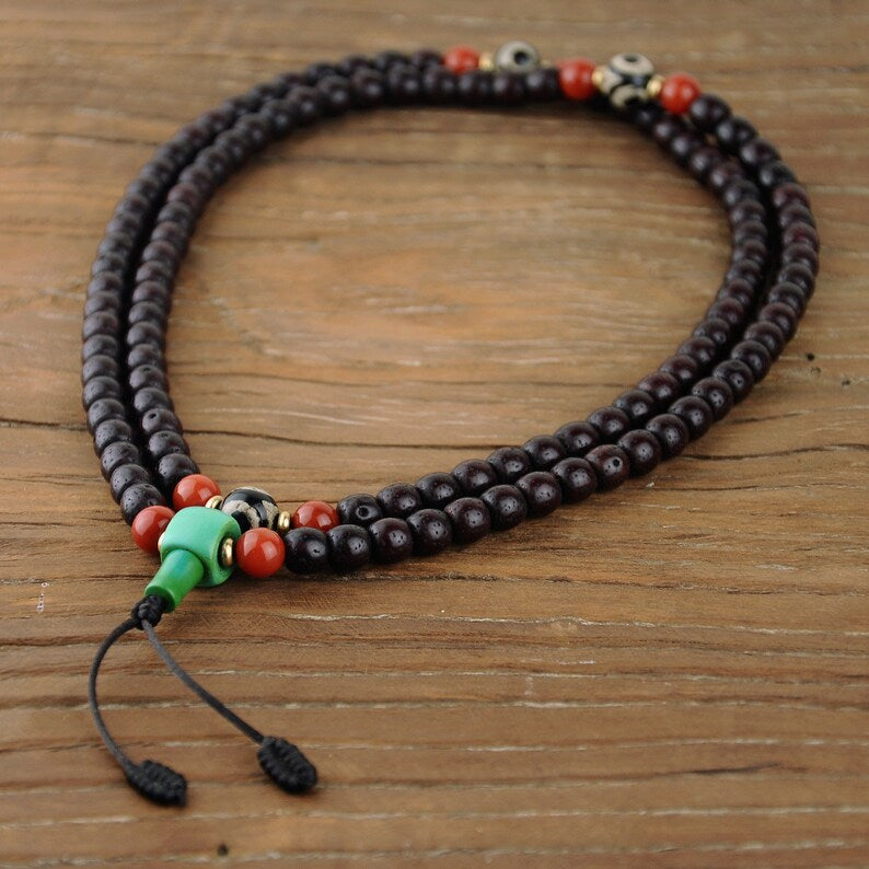Tibetan and Nepalese vintage beads, 108 bracelets, Xingyue Bodhi bracelets, necklaces,religious prayer beads,prayer beads, ritual beads