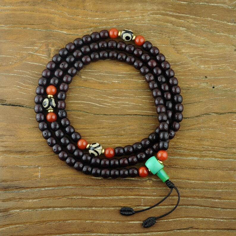 Tibetan and Nepalese vintage beads, 108 bracelets, Xingyue Bodhi bracelets, necklaces,religious prayer beads,prayer beads, ritual beads