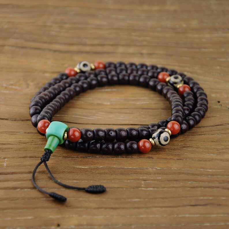 Tibetan and Nepalese vintage beads, 108 bracelets, Xingyue Bodhi bracelets, necklaces,religious prayer beads,prayer beads, ritual beads