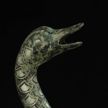 Ancient Asian bronzes, bronze flower animals, bronze ducks