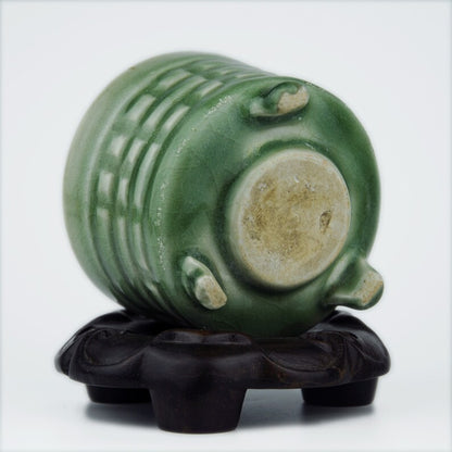 Asian Antique Celadon Aromatherapy Burner - Green Glaze / Incense Burner / Meditation