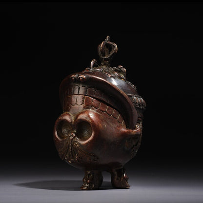 Nepalese Tantra Tibetan bronze instrument, Toba, (Gabala bowl)，Home decoration, Buddha sculpture, anniversary, gift, Christmas