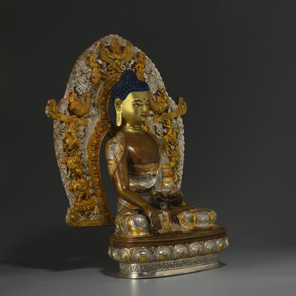 Tibetan Bronze Buddha Statue: Gautama Sculpture, Home Decor