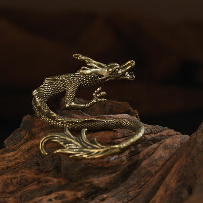 Miniature bronze dragon, Chinese antique bronze dragon sculpture, dragon, sculpture, animal sculpture, bronze dragon, sculpture