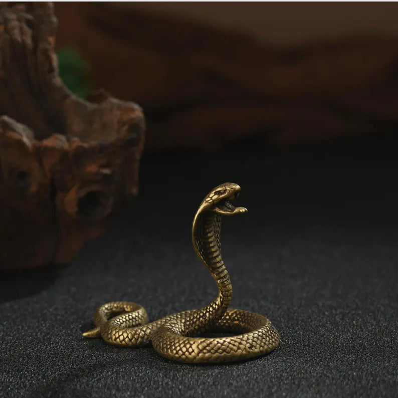 Cobra sculpture, snake, sculpture, animal sculpture, bronze snake, cobra, sculpture
