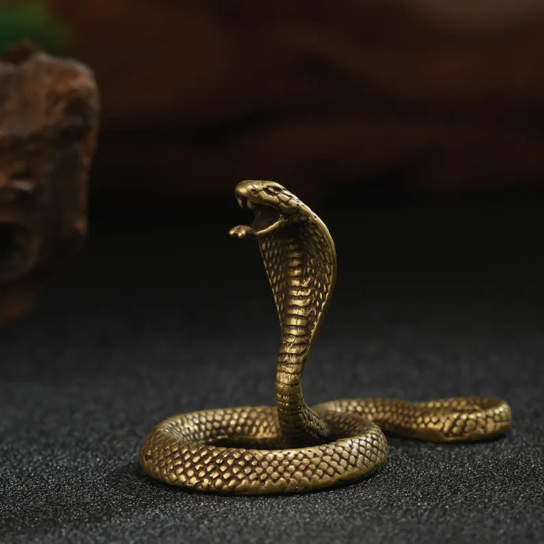 Cobra sculpture, snake, sculpture, animal sculpture, bronze snake, cobra, sculpture