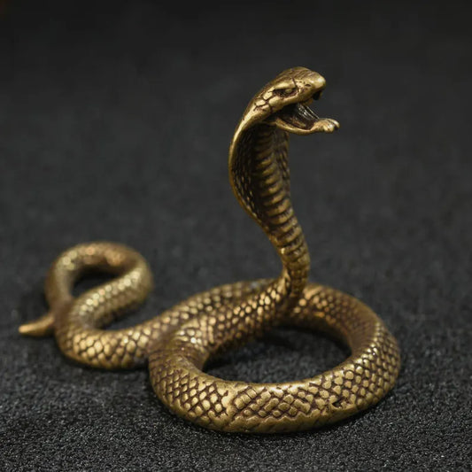 Cobra sculpture, snake, sculpture, animal sculpture, bronze snake, cobra, sculpture