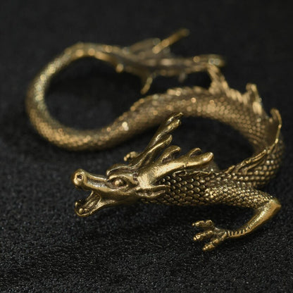 Miniature bronze dragon, Chinese antique bronze dragon sculpture, dragon, sculpture, animal sculpture, bronze dragon, sculpture