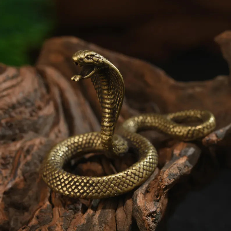 Cobra sculpture, snake, sculpture, animal sculpture, bronze snake, cobra, sculpture
