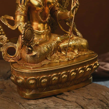 Brass White Umbrella Mother Buddha Statue - Maha Sitatapatra