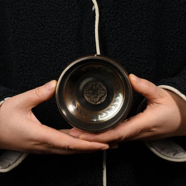 Nepal copper singing bowl, sound therapy, yoga, meditation, Buddhist singing bowl, stress relief, music performance, relaxation，Singing Bowl