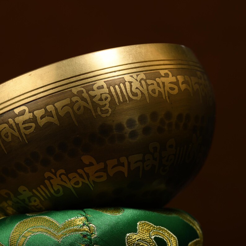 Nepal copper singing bowl, sound therapy, yoga, meditation, Buddhist singing bowl, stress relief, music performance, relaxation，Singing Bowl