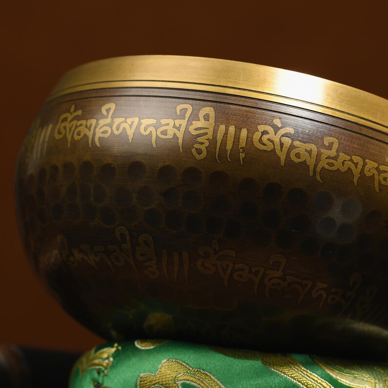 Nepal copper singing bowl, sound therapy, yoga, meditation, Buddhist singing bowl, stress relief, music performance, relaxation，Singing Bowl