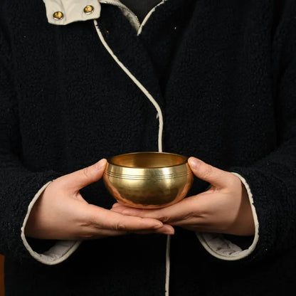 Nepal copper singing bowl, sound therapy, yoga, meditation, Buddhist singing bowl, stress relief, music performance, relaxation，Singing Bowl