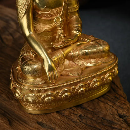 Bronze Buddha Statue: Tibetan Immovable Buddha Sculpture, Home Decor