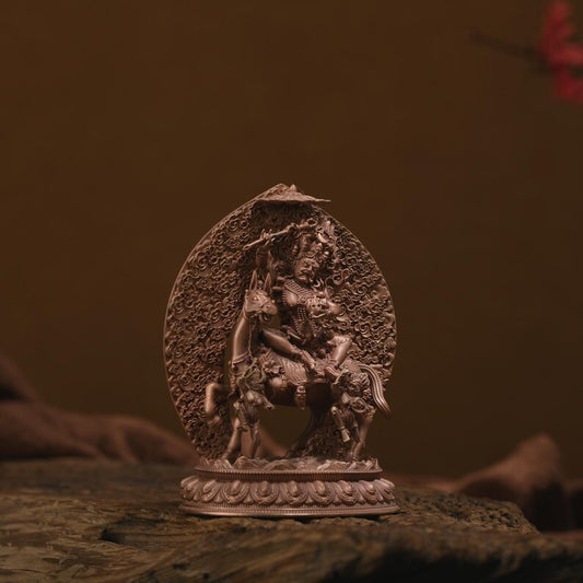 Bronze Buddha Statue (Auspicious Heavenly Mother)，Home decoration, Buddha sculpture, anniversary, gift, Christmas