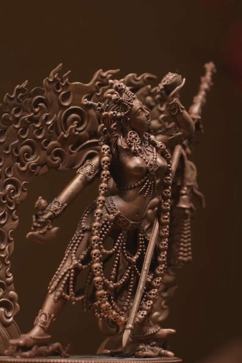 Bronze Dakini Buddha Statue: Home Decor Sculpture