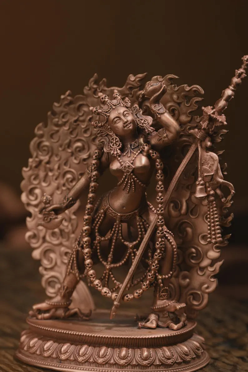 Bronze Dakini Buddha Statue: Home Decor Sculpture