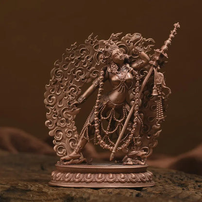 Bronze Dakini Buddha Statue: Home Decor Sculpture