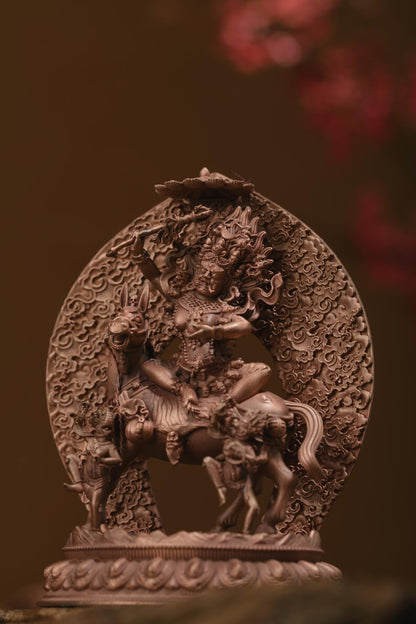 Bronze Buddha Statue (Auspicious Heavenly Mother)，Home decoration, Buddha sculpture, anniversary, gift, Christmas