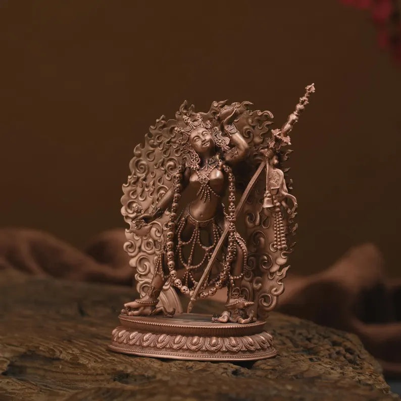 Bronze Dakini Buddha Statue: Home Decor Sculpture