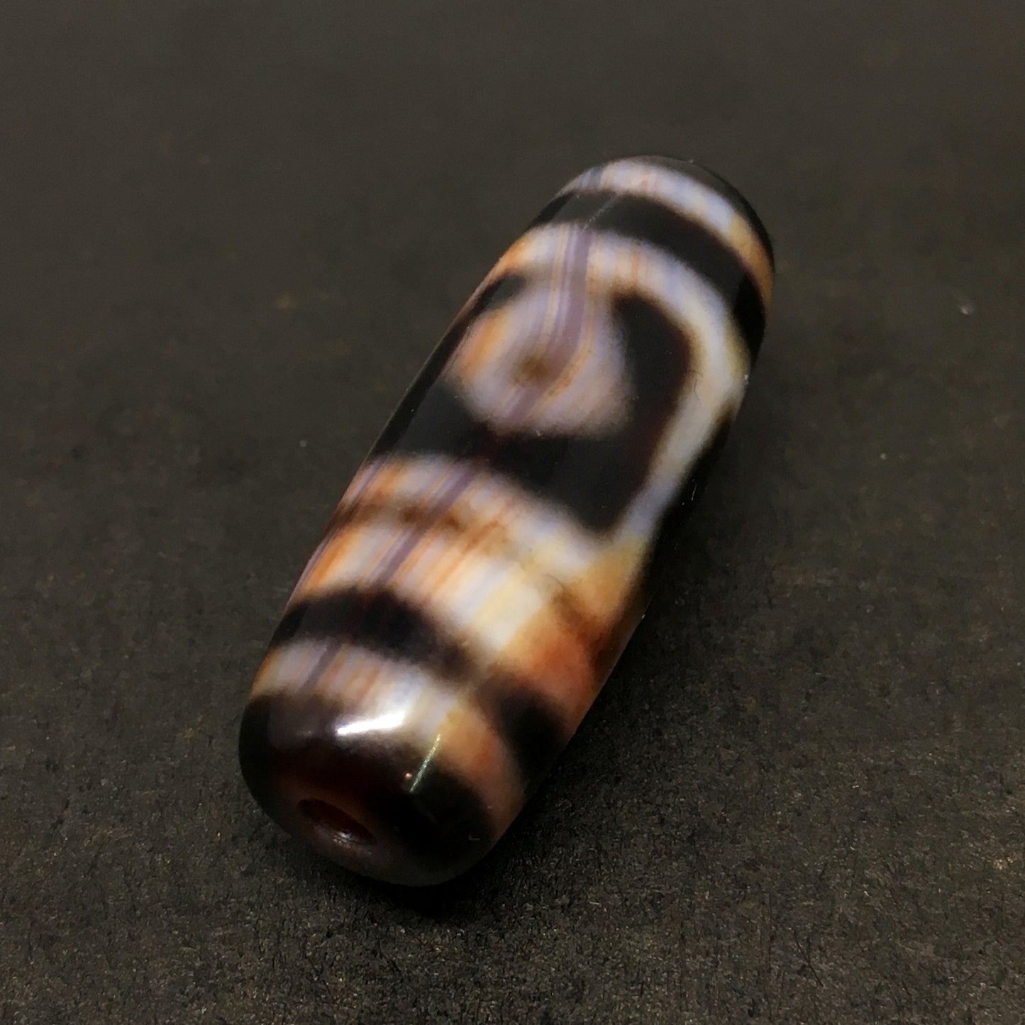 2 eyes dzi beads-Tibet/Himalayan Agate Dzi,Rosary,Tibet Dzi,beads,agate beads,rosary beads amulet,nepal,blessing beads,Gift,bead necklace