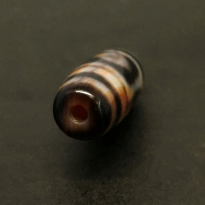 2 eyes dzi beads-Tibet/Himalayan Agate Dzi,Rosary,Tibet Dzi,beads,agate beads,rosary beads amulet,nepal,blessing beads,Gift,bead necklace