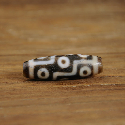 9 eyes dzi beads-Tibet/Himalayan Agate Dzi,Rosary,Tibet Dzi,beads,agate beads,rosary beads amulet,nepal,blessing beads,Gift,bead necklace