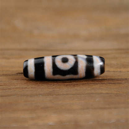 3 eyes dzi beads-Tibet/Himalayan Agate Dzi,Rosary,Tibet Dzi,beads,agate beads,rosary beads amulet,nepal,blessing beads,Gift,bead necklace
