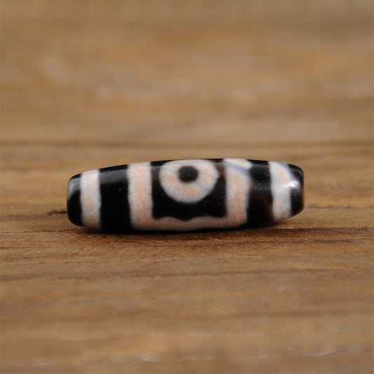 3 eyes dzi beads-Tibet/Himalayan Agate Dzi,Rosary,Tibet Dzi,beads,agate beads,rosary beads amulet,nepal,blessing beads,Gift,bead necklace