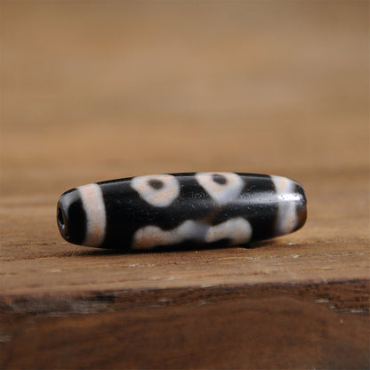 3 eyes dzi beads-Tibet/Himalayan Agate Dzi,Rosary,Tibet Dzi,beads,agate beads,rosary beads amulet,nepal,blessing beads,Gift,bead necklace