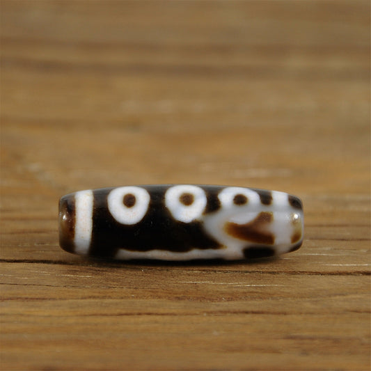 5 eyes dzi beads-Tibet/Himalayan Agate Dzi,Rosary,Tibet Dzi,beads,agate beads,rosary beads amulet,nepal,blessing beads,Gift,bead necklace
