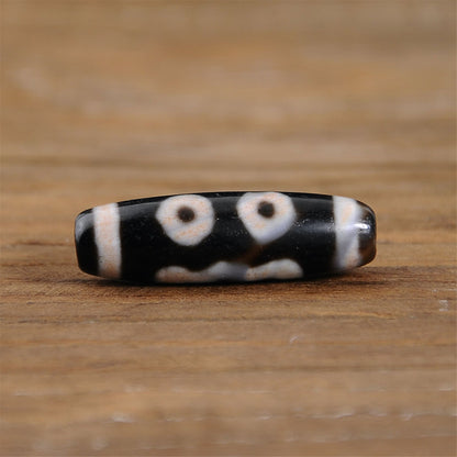3 eyes dzi beads-Tibet/Himalayan Agate Dzi,Rosary,Tibet Dzi,beads,agate beads,rosary beads amulet,nepal,blessing beads,Gift,bead necklace