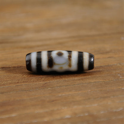 3 eyes dzi beads-Tibet/Himalayan Agate Dzi,Rosary,Tibet Dzi,beads,agate beads,rosary beads amulet,nepal,blessing beads,Gift,bead necklace