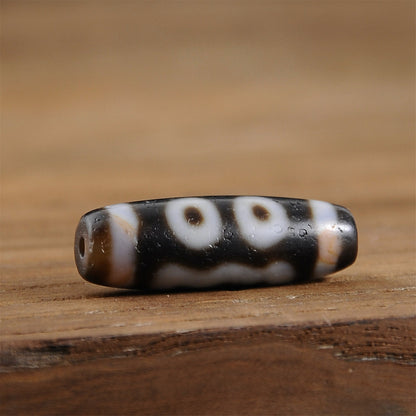 3 eyes dzi beads-Tibet/Himalayan Agate Dzi,Rosary,Tibet Dzi,beads,agate beads,rosary beads amulet,nepal,blessing beads,Gift,bead necklace