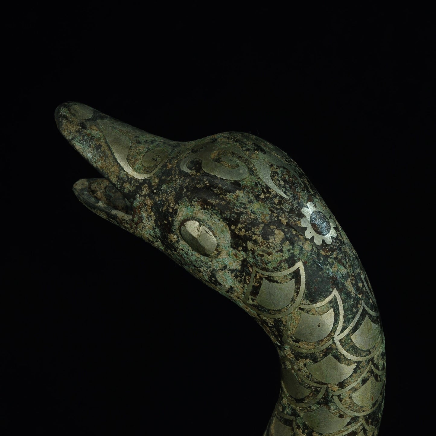 Ancient Asian bronzes, bronze flower animals, bronze ducks