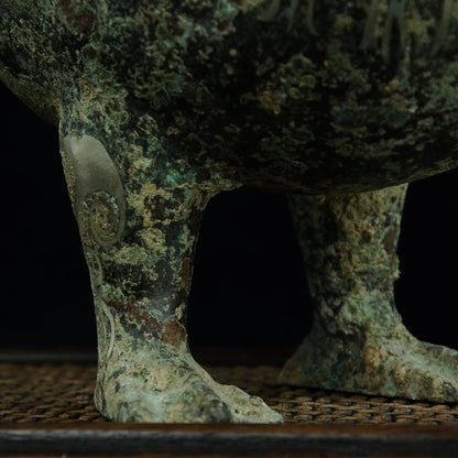 Ancient Asian bronzes, bronze flower animals, bronze ducks